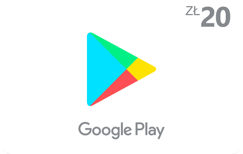 Google Play Gift Card 20 PLN