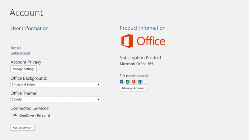 Microsoft Office 365 Personal 1 Year / 1 Account EU
